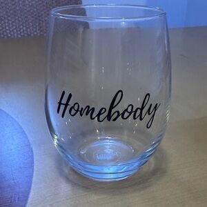 Homebody Clear Glass Tumbler